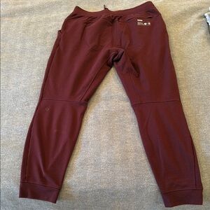 Lululemon Burgundy Joggers